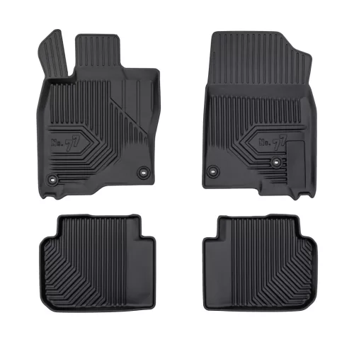 Prémiové 3D s vysokým okrajem gumové autokoberce HONDA Civic XI 2021