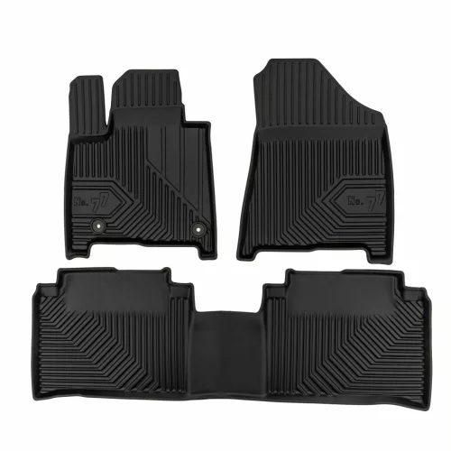 Prémiový 3D s vysokým okrajem Gumové autokoberce HYUNDAI Santa Fe V 2023 SUV, 7 míst, 1. a 2. řada, PHEV