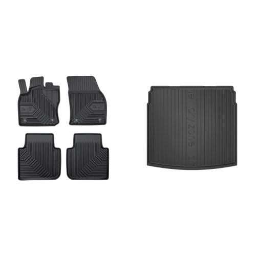 Prémiové gumové autokoberce a gumová vana do kufru VOLKSWAGEN Tiguan All-Space 5-dveřový 2015- (frogum_77445543_DZ414921_1)