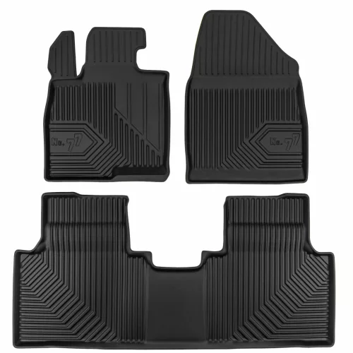 Prémiový 3D s vysokým okrajem Gumové autokoberce BAIC Beijing 7 2020 SUV