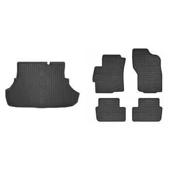   Prémiové gumové koberce a vana do kufru Mitsubishi Lancer sedan 4dveřový 2007- (frogum_DZ400573_ET0481_1)