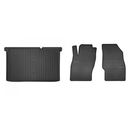 Prémiové gumové koberce a vana do kufru Opel Corsa D 3dveřový 2011-2014 (frogum_DZ400870_ET0692P_1)