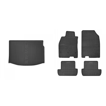   Prémiové gumové koberce a vana do kufru Renault Mégane III. Hatchback 3dveřový 2009-2014 (frogum_DZ400948_ET0753_1)