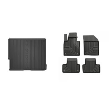   Prémiové gumové autokoberce a gumová vana do kufru Volvo XC60 5-dveřový 2017- (frogum_DZ401129_77407848_1)