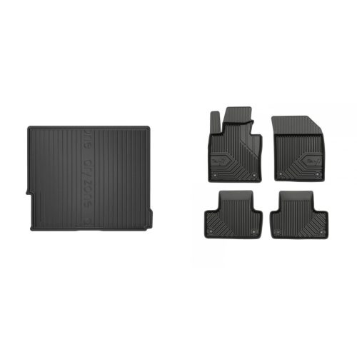 Prémiové gumové autokoberce a gumová vana do kufru Volvo XC60 5-dveřový 2017- (frogum_DZ401129_77407848_1)