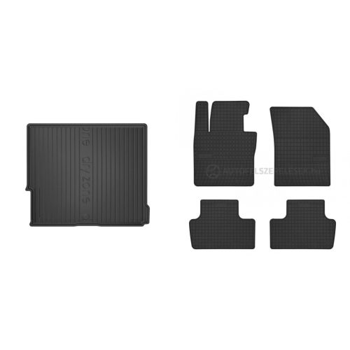 Prémiové gumové autokoberce a gumová vana do kufru Volvo XC60 5-dveřový 2017- (frogum_DZ401129_ET401907_1)
