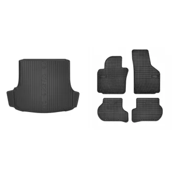   Prémiové gumové koberce a vana do kufru Skoda Octavia II. Hatchback 5dveřový 2004-2009 (frogum_DZ401242_ET0361_1)