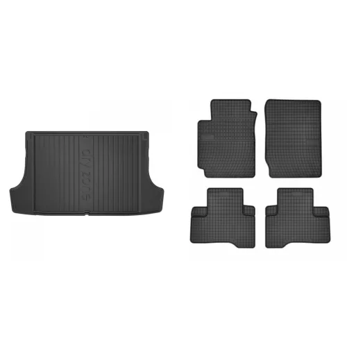 Prémiové gumové koberce a vana do kufru Suzuki Grand Vitara 5dveřový 2005-2015 (frogum_DZ402683_ET0601_1)