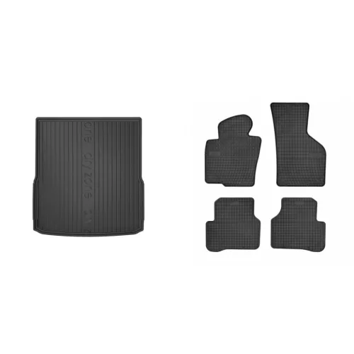 Prémiové gumové koberce a vana do kufru Volkswagen Passat Estate 5dveřový 2005-2010 (frogum_DZ403475_ET0392_1)