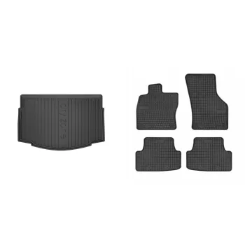   Prémiové gumové koberce a vana do kufru Volkswagen Golf VII. Hatchback 5dveřový 2012-2020 (frogum_DZ403536_ET0397_1)