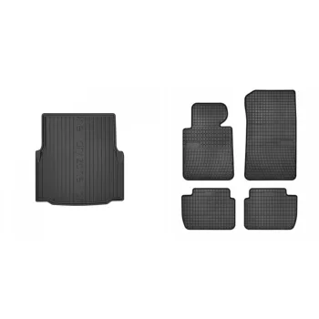   Prémiové gumové koberce a vana do kufru BMW 3 serie E46 sedan 4dveřový 1998-2007 (frogum_DZ403543_ET0660_1)