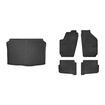   Prémiové gumové koberce a vana do kufru Skoda Fabia Hatchback 5dveřový 2000-2006 (frogum_DZ403567_ET0015_1)
