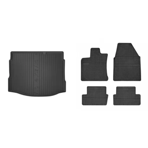 Prémiové gumové koberce a vana do kufru Nissan Qashqai 5dveřový 2007-2014 (frogum_DZ403659_ET0450_1)