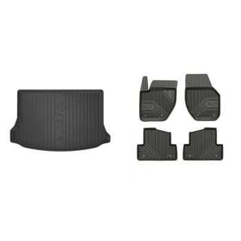   Prémiové gumové autokoberce a gumová vana do kufru Volvo V40 5-dveřový 2012- (frogum_DZ403826_77409033_1)