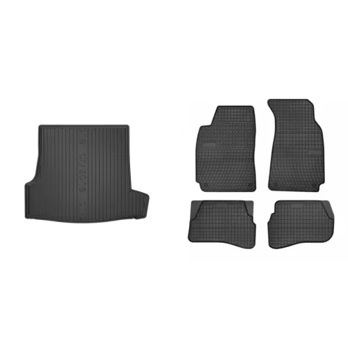Prémiové gumové koberce a vana do kufru Volkswagen Passat sedan 4dveřový 1997-2000 (frogum_DZ403833_ET0396_1)