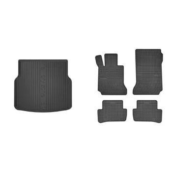   Prémiové gumové koberce a vana do kufru Mercedes C-Klasse W204 kombi 5dveřový 2007-2014 (frogum_DZ403857_ET546030_1)