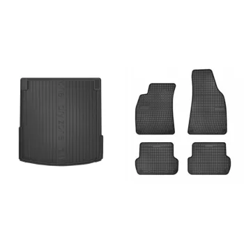   Prémiové gumové koberce a vana do kufru Audi A4 4dveřový 2001-2004 (frogum_DZ404274_ET0729_1)