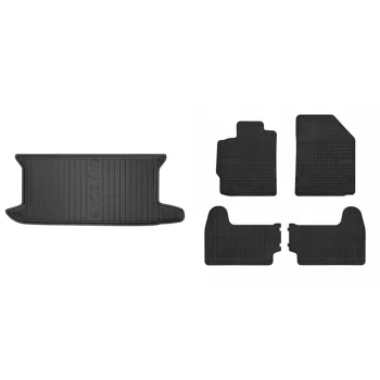   Prémiové gumové koberce a vana do kufru Toyota Yaris 5dveřový 2006-2008 (frogum_DZ404557_ET0803_1)