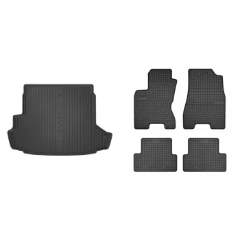   Prémiové gumové koberce a vana do kufru Nissan X-trail T31 5dveřový 2007-2010 (frogum_DZ404922_ET0455_1)