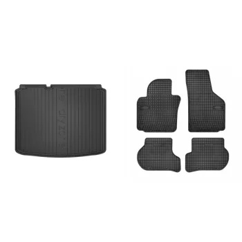   Prémiové gumové koberce a vana do kufru Seat Leon 5dveřový 2005-2014 (frogum_DZ405202_ET0361_1)