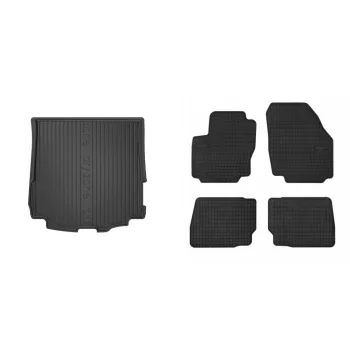   Prémiové gumové koberce a vana do kufru Ford Mondeo IV. kombi 5dveřový 2007-2014 (frogum_DZ405301_ET0302_1)