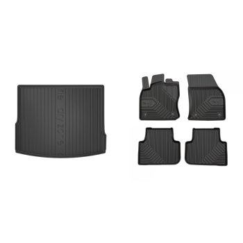   Prémiové gumové autokoberce a gumová vana do kufru VOLKSWAGEN Tiguan II. 5-dveřový 2015- (frogum_DZ405356_77407343_1)