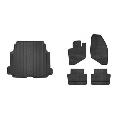 Prémiové gumové autokoberce a gumová vana do kufru Volvo S60 4-dverový 2002-2010 (frogum_DZ405530_ET0943_1)