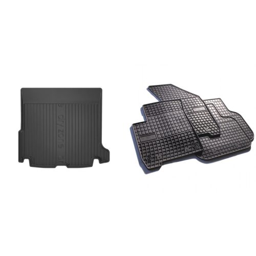 Prémiové gumové autokoberce a gumová vana do kufru Volvo V60 5-dveřový 2018- (frogum_DZ405745_ET402546_1)