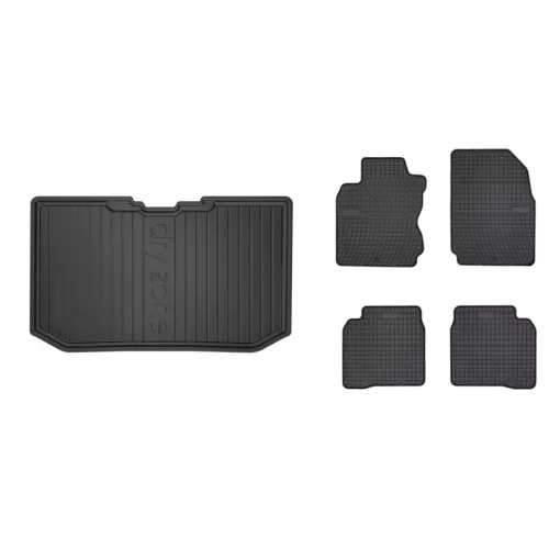 Prémiové gumové koberce a vana do kufru Nissan Note 5dveřový 2005-2014 (frogum_DZ405776_ET0453_1)