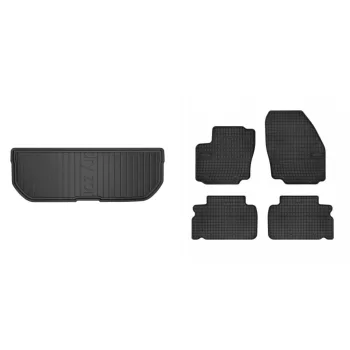   Prémiové gumové koberce a vana do kufru Ford Galaxy 5dveřový 2006-2011 (frogum_DZ405806_ET0304_1)