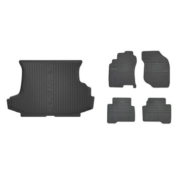   Prémiové gumové autokoberce a gumová vana do kufru NISSAN X-trail T30 5-dveřový 2001-2007 (frogum_DZ405875_ET542810_1)