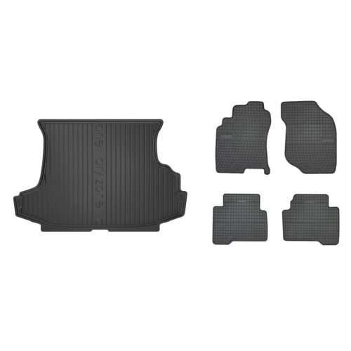 Prémiové gumové autokoberce a gumová vana do kufru NISSAN X-trail T30 5-dveřový 2001-2007 (frogum_DZ405875_ET542810_1)