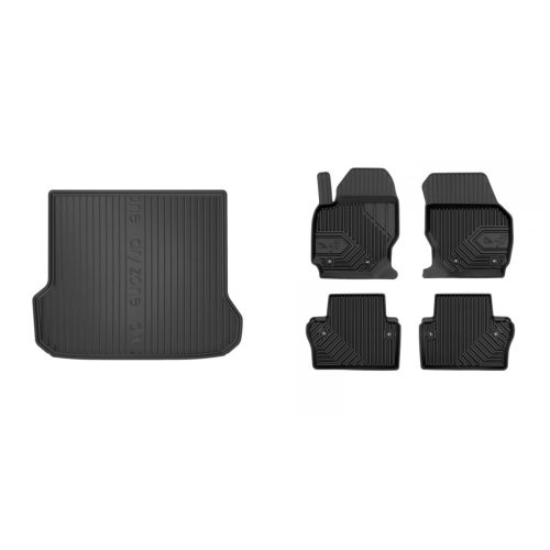 Prémiové gumové autokoberce a gumová vana do kufru Volvo V70 5-dveřový 2007-2016 (frogum_DZ406049_77407855_1)