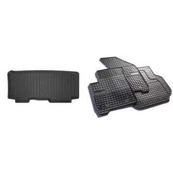   Prémiové gumové koberce a vana do kufru Renault Modus 5dveřový 2004-2012 (frogum_DZ406117_ET402607_1)