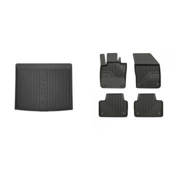   Prémiové gumové autokoberce a gumová vana do kufru Volvo S60 4-dverový 2019- (frogum_DZ406452_77407824_1)