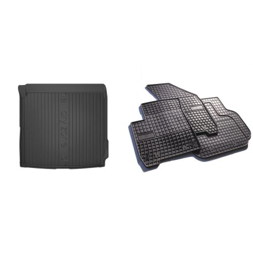 Prémiové gumové autokoberce a gumová vana do kufru Volvo S90 4-dveřový 2016- (frogum_DZ406476_ET410343_1)