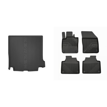   Prémiové gumové autokoberce a gumová vana do kufru Volvo V90 5-dveřový 2016- (frogum_DZ406483_77408081_1)