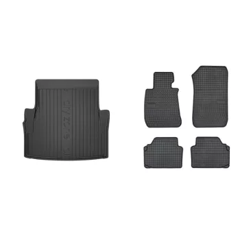   Prémiové gumové koberce a vana do kufru BMW 3 serie E90 sedan 4dveřový 2005-2012 (frogum_DZ406728_ET0661_1)