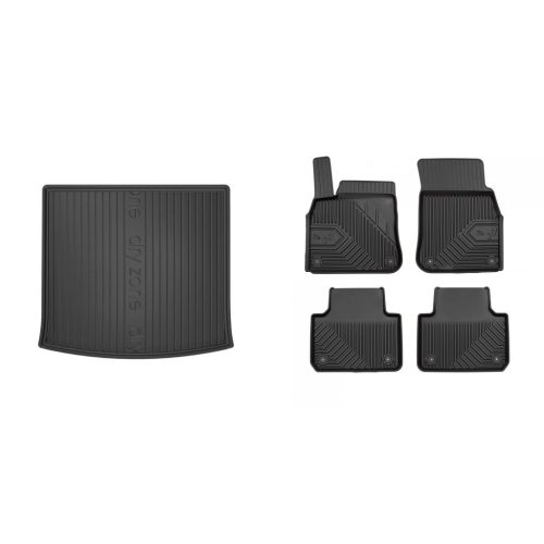 Prémiové gumové autokoberce a gumová vana do kufru VOLKSWAGEN Touareg III. 5-dveřový 2018-2023 (frogum_DZ406797_77407671_1)