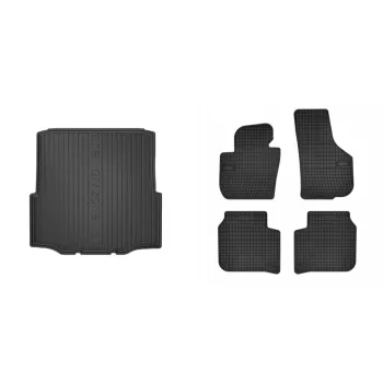   Prémiové gumové koberce a vana do kufru Skoda Superb II. kombi 5dveřový 2009-2015 (frogum_DZ406919_ET0362_1)