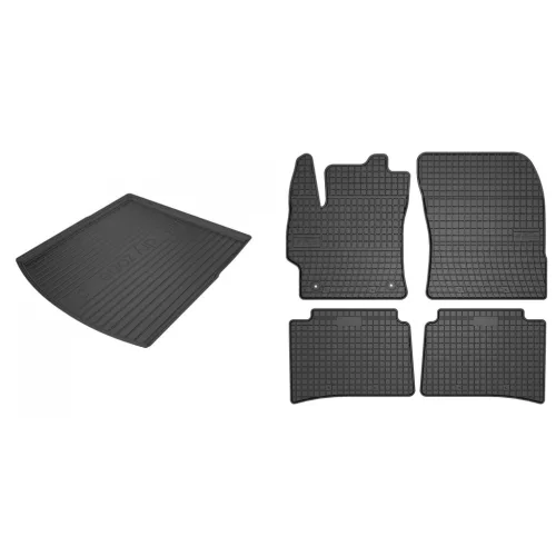 Prémiové gumové autokoberce a gumová vana do kufru TOYOTA Corolla Estate 5-dveřový 2018- (frogum_DZ413252_ET410350_1)