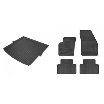   Prémiové gumové autokoberce a gumová vana do kufru Volvo S40 4-dverový 2004-2012 (frogum_DZ413863_ET0940_1)