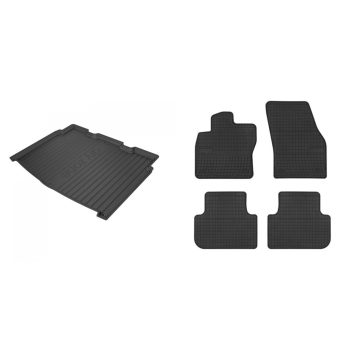   Prémiové gumové autokoberce a gumová vana do kufru VOLKSWAGEN Tiguan II. 5-dveřový 2015- (frogum_DZ413870_ET547563_1)