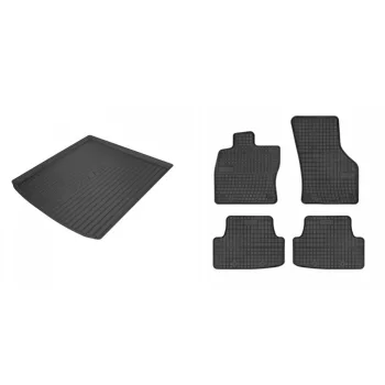   Prémiové gumové autokoberce a gumová vana do kufru VOLKSWAGEN Golf VIII Variant 5-dveřový 2020- (frogum_DZ413986_ET0397_1)