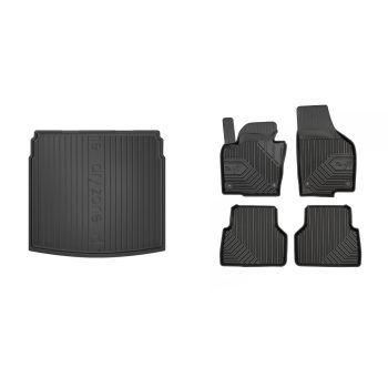   Prémiové gumové autokoberce a gumová vana do kufru VOLKSWAGEN Tiguan All-Space 5-dveřový 2015- (frogum_DZ414921_77407619_1)