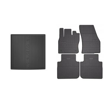   Prémiové gumové autokoberce a gumová vana do kufru VOLKSWAGEN Tiguan All-Space 5-dveřový 2015- (frogum_DZ414945_ET445543_1)