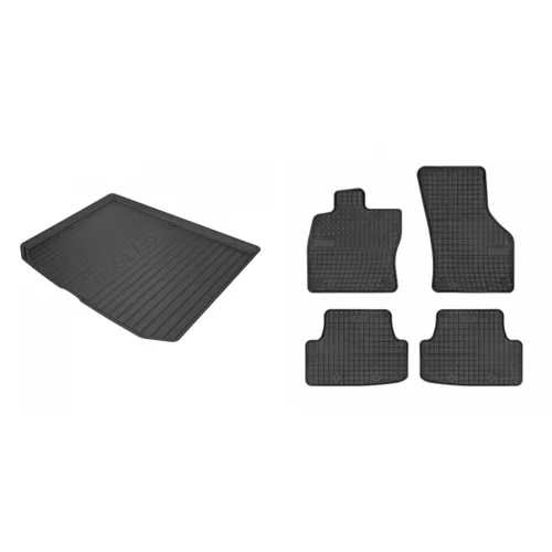 Prémiové gumové autokoberce a gumová vana do kufru Audi A3 Hatchback 3-dveřový 2013-2020 (frogum_DZ549024_ET0397_1)
