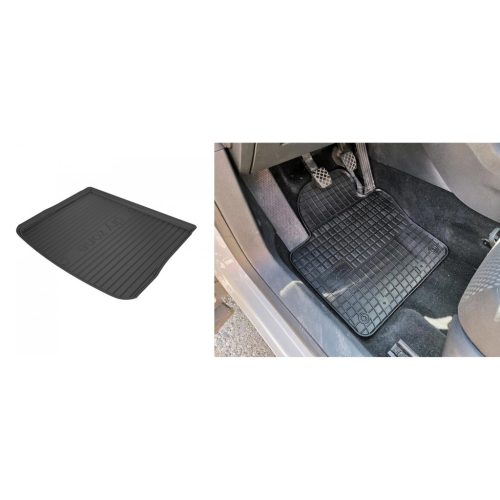 Prémiové gumové autokoberce a gumová vana do kufru VOLKSWAGEN Tiguan I. 5-dveřový 2007-2011 (frogum_DZ549154_ET0400_2)