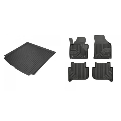Prémiové gumové autokoberce a gumová vana do kufru VOLKSWAGEN Touran I. 5-dverový 2010-2015 (frogum_DZ549277_77407183_1)