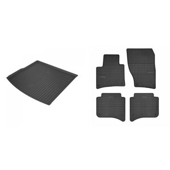   Prémiové gumové autokoberce a gumová vana do kufru VOLKSWAGEN Touareg II. 5-dveřový 2010-2014 (frogum_DZ549284_ET0407_1)